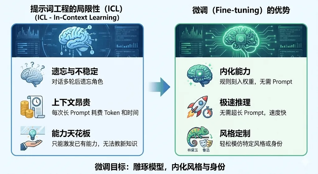 提示词工程VS微调 提示词工程VS微调