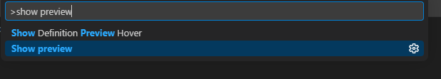 VS Code 命令面板触发 ABC 乐谱渲染预览